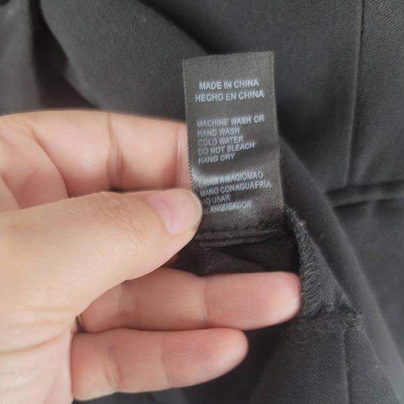 Ambiance Women's Single Button Lined Blazer Jacket Black White Plus Size 1X - Picture 5 of 5